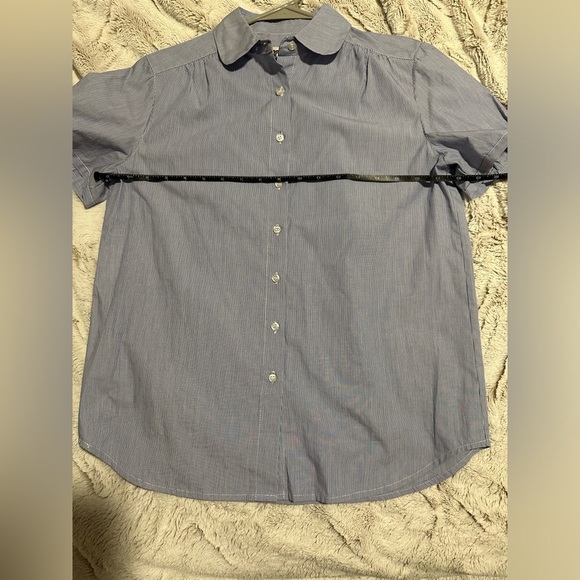 Anne Klein Striped Button-Up Shirt- No Shirt Size Tag - Picture 6 of 11